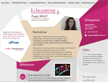 Tablet Screenshot of echopresse.fr